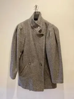 ビッグシルエット　ツイードジャケット