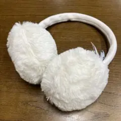 쁘띠 바또 이어머플러 화이트