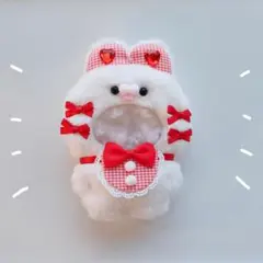 着ぐるみ ねこ おすわり ぬい服 12cm マスコット ちびぐるみ 336