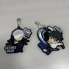 五条悟 乙骨憂太 ラバーストラップ セット