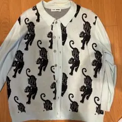 TTT_MSW 21ss panther knit cardigan Lサイズ
