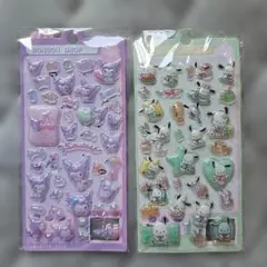 サンリオ ぷくぷくクロミポチャッコシナモンシール2点セット