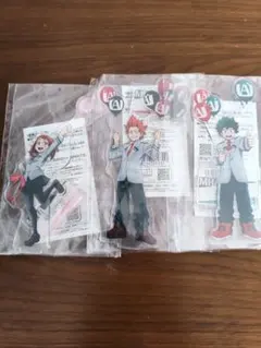 【ナムコ限定】僕のヒーローアカデミア スタンド付きアクリルプレート　3体