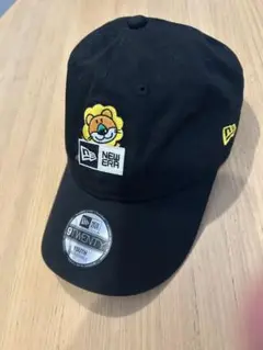 NEW ERA たべっ子どうぶつ　らいおんボックスロゴ ブラック