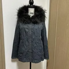 ラクーン毛皮リバーシブルコート