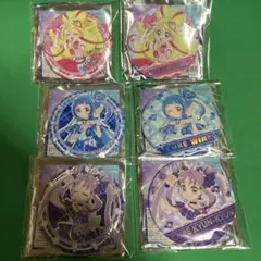 キミとアイドルプリキュア展　缶バッジコンプ　アイドル　ウインク　キュンキュン