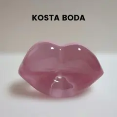 KOSTA BODA リップ型ピンクオブジェのサムネイル