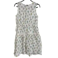 *【ザラ】新品 花柄ノースリーブドレス 11-12 夏服