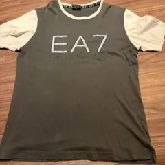 EA7 エンポリオアルマーニ 半袖Tシャツ L ロゴ バイカラー