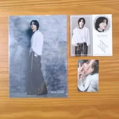 JO1 BE CLASSIC 佐藤景瑚 トレカ クリアファイル