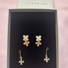 ANTEPRIMA ピアス　2way チャーム付　フラワーのサムネイル