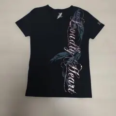XFRM 半袖Tシャツ ブラック Loudly Heartのサムネイル