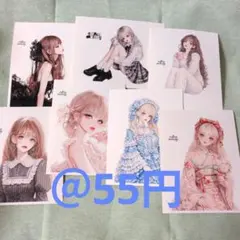 CottonMelody様 人物ステッカー バラ不可 ＠55円7種各1枚 準新作