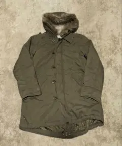 earth music&ecology フード付きモッズコート ファー