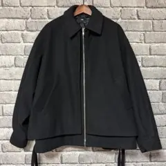 【美品】HARE　ウーリーテックレイヤードブルゾン　ブラック　ジャケット