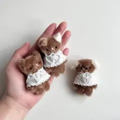 限定　おめかし、ねこセット　猫　ぬいぐるみ　ハンドメイド　作家　アートドール