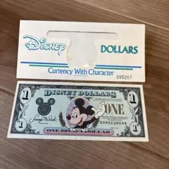 1994年シリーズ　Disney Dollars 1ドル紙幣 専用封筒付きのサムネイル