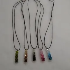 スワロフスキーペンダントネックレス✕５個