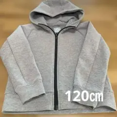 UNIQLO120㎝　グレー　パーカー　両ポケット付き