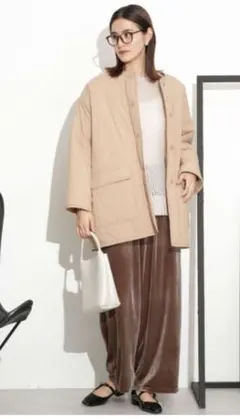 【美品】NANO universe　ナノ・ユニバース　リバーシブルボアジャケット