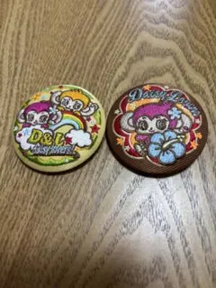 ナルミヤキャラクターズ 刺繍缶バッジ 【DAISY LOVERS】2個セット