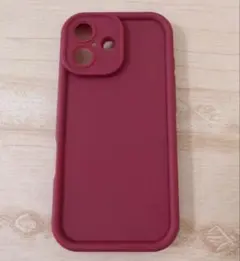 iPhone用ケース ボルドーカラー