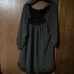 Forever 21 ドット柄 五分袖 トップス Lサイズのサムネイル