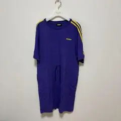 NERDY 半袖 ミニワンピース パープル