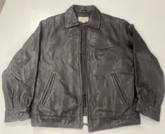 90sセントジョンズベイ ST. JOHN'S BAY レザージャケット L 黒