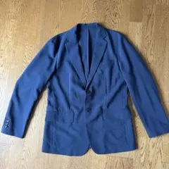 ネイビー 春夏　ジャケット　ウォッシャブルテーラードジャケット