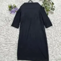 美品✨modify 42 ワンピース ウール100％ 日本製 きれいめのサムネイル