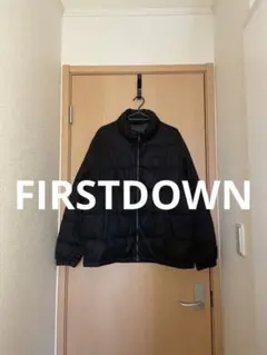 【半額中】ファーストダウン 黒（サイズL）ドローコード付き