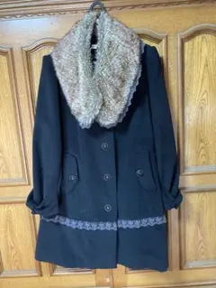 axes femme ＊ ファー付きコート