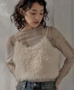 Re:EDIT チベットラムフェイクファービスチェ　M