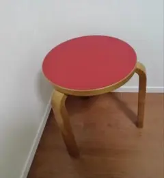 （van_gelder）ArtekStool60　スモーキーブルー×ハニー Stool 60 (スツール60) | スコープ別注 リノリウム ×ハニー| Artek