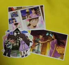 SEGA セガラッキーくじ 名探偵コナン J賞 プロマイド＆ステッカーセット