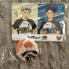 くら寿司 ビッくらポン×ハイキュー 缶バッジ カード