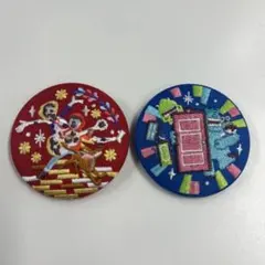 刺繍缶バッチ　ディズニー２