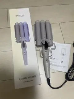 3coins 3連バレルヘアアイロン and us