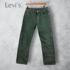Levi's リーバイス　501 ストレートデニム グリーン W31 メンズ