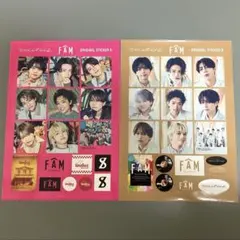 timelesz FAM オリジナルステッカーA B セット
