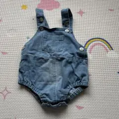 デニムロンパース