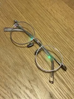 Adar lou02 メタルフレーム ラウンドメガネ シルバー