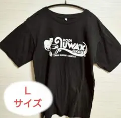 古着　ブラック　黒　Lサイズ プリントTシャツ 猫　ネコ　ねこ　レディース