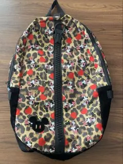 ミニーマウス ヒョウ柄 リュック バックパック ディズニー レオパード柄