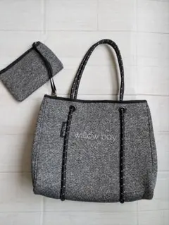 willow bay グレー トートバッグ　美品 軽量　丸洗い可のサムネイル