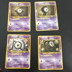 ポケモンカード 旧裏 アンノーン N E O 3枚セット プレミアムファイル2