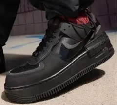 新品 NIKE ナイキ エアフォース1 シャドウ ブラック 黒 27.5cm