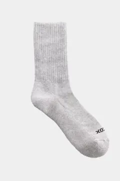 【VIBSOX】RIB SOCKS　LIGHT HEATHER GRAY