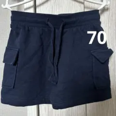 H&M ネイビー 半ズボン